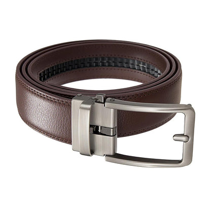 Ceinture Vacuna en cuir marron foncé sans trous